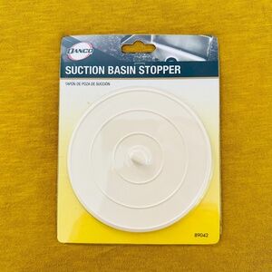 DANCO NWT Universal Suction Basin Stopper. Drain Plug Sink Bath Tub Bathtub